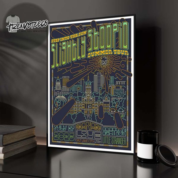 Slightly Stoopid Step Into The Sun Summer Tour At Salt Lake City In Utah On July 27 2025 Home Decor Poster Canvas