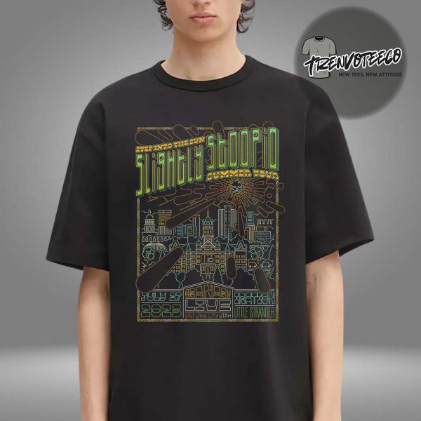 Slightly Stoopid Step Into The Sun Summer Tour At Salt Lake City In Utah On July 27 2025 Unisex T-Shirt