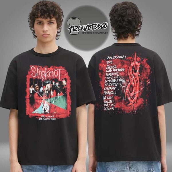 Slipknot Self-Titled Tracklist Two Sided Unisex T-Shirt