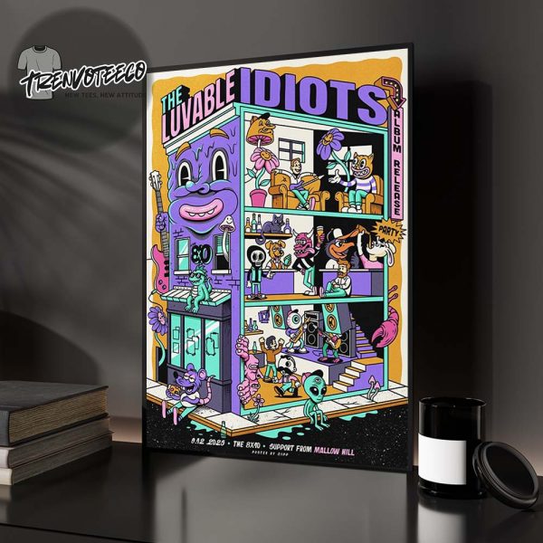 The Luvable Idiots At The 8×10 In MD USA On September 12 2025 Home Decor Poster Canvas