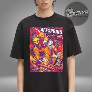 The Offspring Poster Music Show At Riverbend Music Center In Cincinnati OH On July 25 2025 Unisex T-Shirt