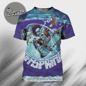 The Offspring Supercharged Tour 2025 Poster Show At Budweiser Stage In Toronto ON On July 23 2025 All Over Print Shirt