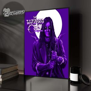 The Wizzard Oz Rip Ozzy Osbourne Prince Of Darkness Home Decor Poster Canvas