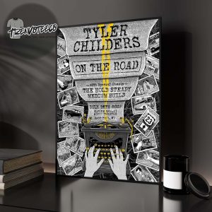 Tyler Childers On The Road Tour At Alpine Valley Music Theatre In East Troy WI On July 26 2025 Home Decor Poster Canvas