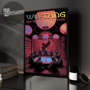 Wu Tang Clan At Wells Fargo Center In Philadelphia PA On July 18 2025 Home Decor Poster Canvas