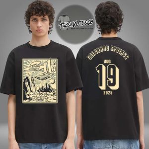 311 Band Event Merch At Colorado Springs CO On August 19 2025 Two Sided Unisex T-Shirt