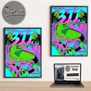 311 Event Merch At Gary IN On August 22 2025 Home Decor Poster Canvas