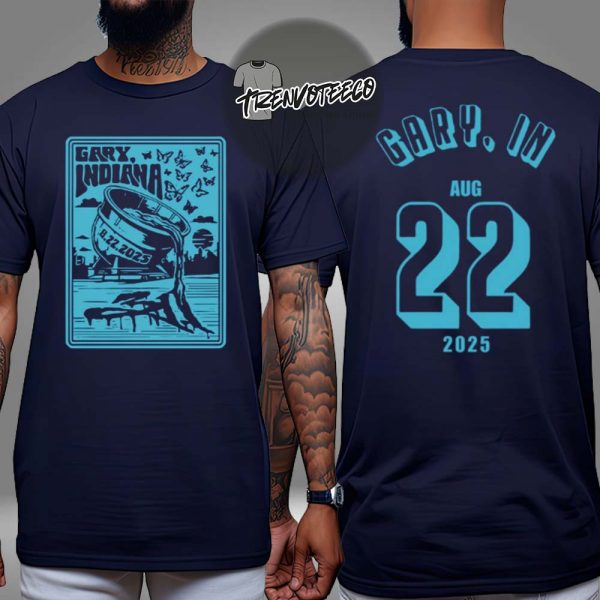 311 Event Merch At Gary IN On August 22 2025 Two Sided Unisex T-Shirt