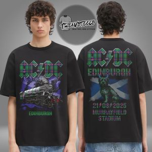 AC DC Edinburgh PWR Up Event Tour At Murrayfield Stadium In Edinburgh Scotland On August 21 2025 Two Sided Unisex T-Shirt