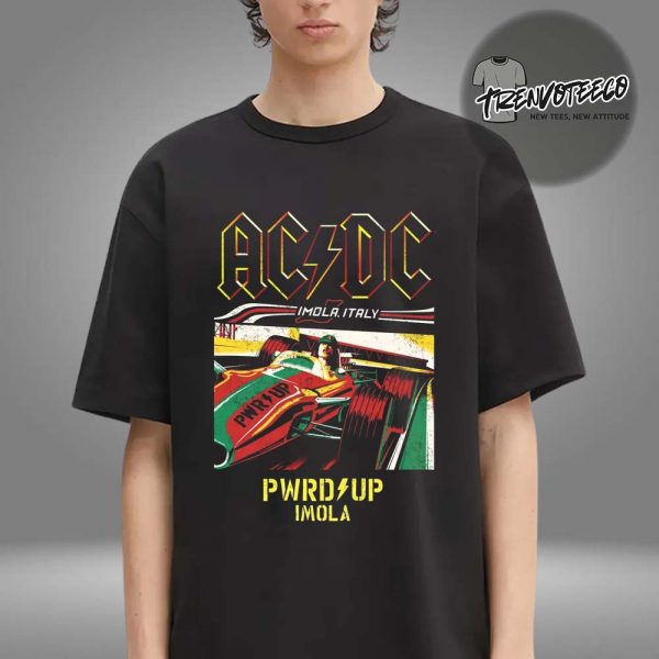 AC DC Imola PWR UP Tour Imola Italy Online Exclusive Unisex T-Shirt