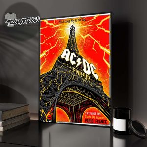 AC DC Paris PWR UP At Stade De France In Paris France On August 9&13 2025 It’s A Long Way To The Top Home Decor Poster Canvas