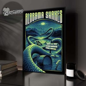 Alabama Shakes At Kettlehouse Amphitheater In Bonner Montana On August 19 2025 Home Decor Poster Canvas