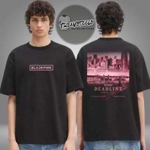 BLACKPINK Deadline World Tour 2025-2026 Barcelona Exclusive Merch Two Sided Unisex T-Shirt
