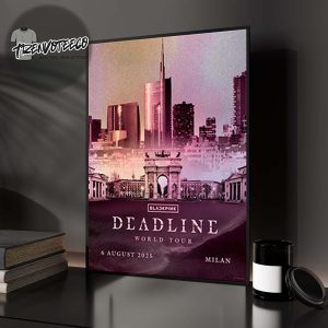 BLACKPINK Deadline World Tour 2025-2026 Milan Exclusive Merch Home Decor Poster Canvas