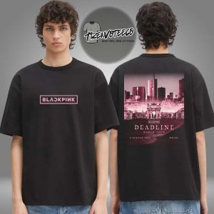BLACKPINK Deadline World Tour 2025-2026 Milan Exclusive Merch Two Sided Unisex T-Shirt
