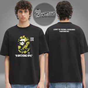 Bape x CR7 Life New Collection Legacy In Football Experience A Bathing Ape Two Sided Unisex T-Shirt