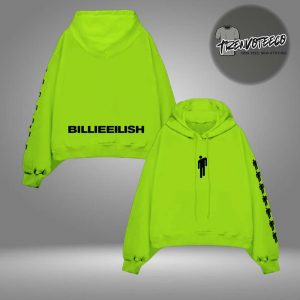 Billie Eilish Hanging Blohsh Green All Over Print Shirt