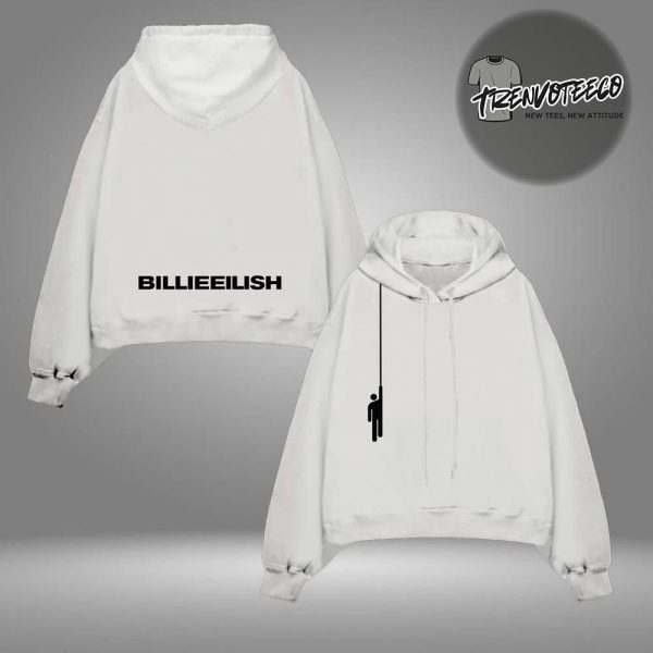 Billie Eilish Hanging Blohsh White All Over Print Shirt