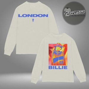 Billie Eilish Heat Map London Two Sided Longsleeve Shirt