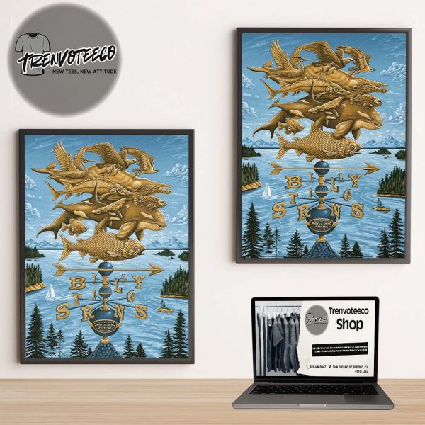 Billy Strings At Angel Of The Winds Arena In Everett WA On August 22 2025 Home Decor Poster Canvas