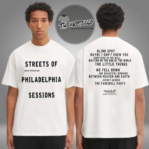 Bruce Springsteen Streets Of Philadelphia Sessions Album Two Sided Unisex T-Shirt