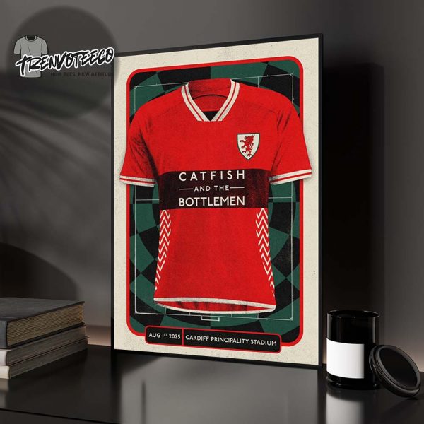 Catfish And The Bottlemen At Cardiff Principality Stadium On August 1 2025 Home Decor Poster Canvas