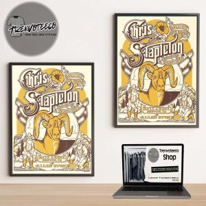 Chris Stapleton Poster Show At Ball Arena In Denver CO On August 23 2025 Home Decor Poster Canvas