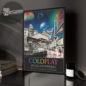 Coldplay Hull Music Of Spheres Limited Edition Tour At Craven Park On August 18 19 2025 Home Decor Poster Canvas