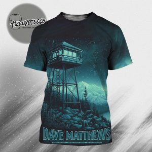 Dave Matthews Band At Big Sky Events Arena In Big Sky Montana On August 1st 2025 All Over Print Shirt