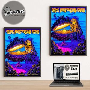 Dave Matthews Band At Lake Tahoe Amphitheatre At Caesars Republic In Stateline Nevada On August 26 2025 Home Decor Poster Canvas