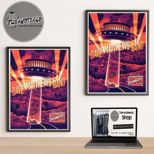 Dave Matthews Band At The Kia Forum In Los Angeles CA On August 22 2025 Home Decor Poster Canvas