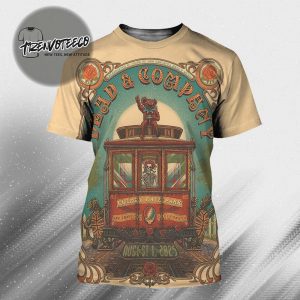 Dead And Company Concert Poster Signing At 99 Grove ST In San Francisco CA On August 1 2025 All Over Print Shirt
