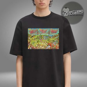 Dead And Company Full Show Combined Poster At Golden Gate Park In San Francisco CA On August 1 2 3 2025 Unisex T-Shirt