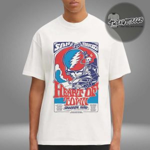 Dead And Company Heart Of Town Poster Music Line Up At Pier 48 In Mission Rock San Francisco CA On August 1 2025 Unisex T-Shirt