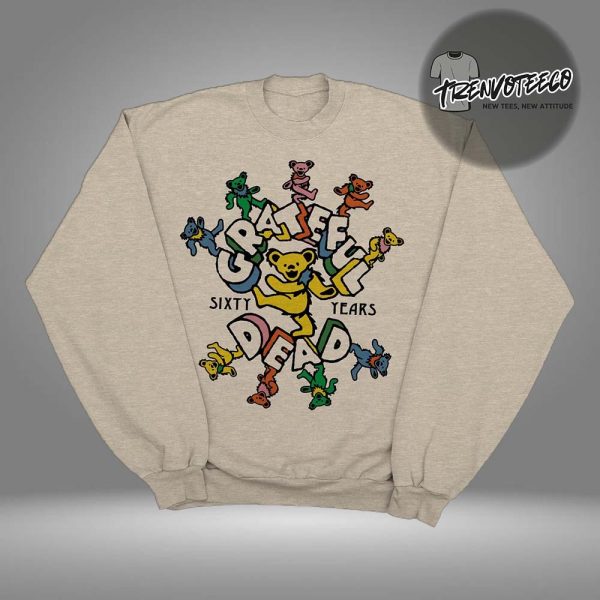 Grateful Dead 60th Marching Bears Unisex Sweatshirt