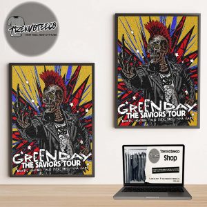 Green Day At Viva Claro In Bogotá Colombia On August 24 2025 Home Decor Poster Canvas