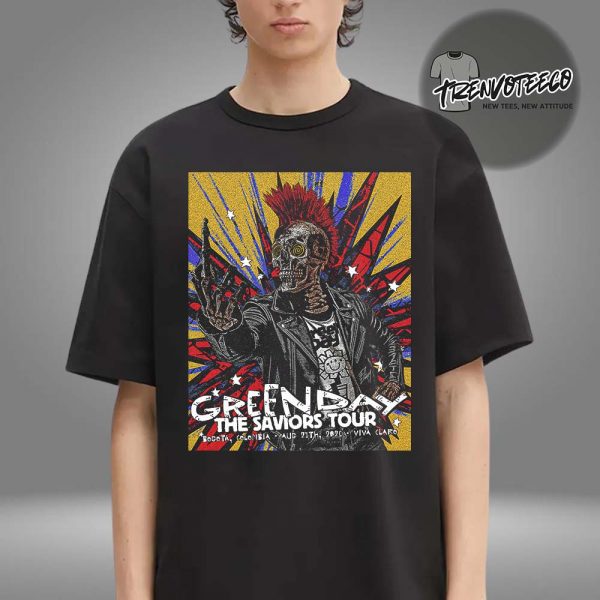 Green Day At Viva Claro In Bogotá Colombia On August 24 2025 Unisex T-Shirt