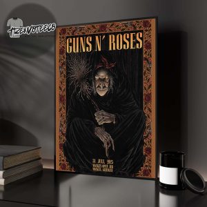 Gun N Roses Poster Show At Wacken Open Air In Wacken Germany On July 31 2025 Home Decor Poster Canvas