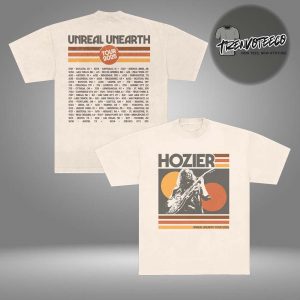 Hozier Unreal Unearth Tour 2025 Icon Logo Two Sided Unisex T-Shirt