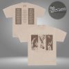 Hozier Unreal Unearth Tour 2025 Black Flower Two Sided Unisex T-Shirt