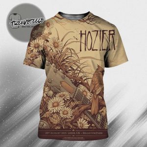 Hozier Unreal Unearth Tour Leeds At Bramham Park In Leeds UK On August 23 2025 All Over Print Shirt