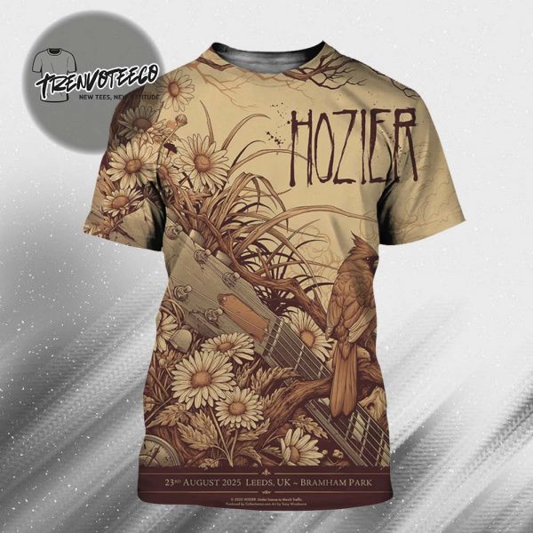 Hozier Unreal Unearth Tour Leeds At Bramham Park In Leeds UK On August 23 2025 All Over Print Shirt