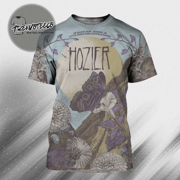Hozier Unreal Unearth Tour Reading At Little John’s Farm Richfield Avenua In Reading UK On August 22 2025 All Over Print Shirt
