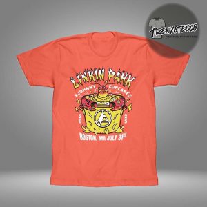 Linkin Park x Johnny Cupcakes Boston Exclusive On July 31st 2025 Two Sided Unisex T-Shirt