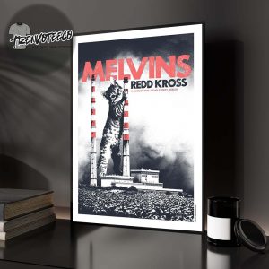 Melvins At Redd Kross In Vicar Street Dublin On August 18 2025 Home Decor Poster Canvas