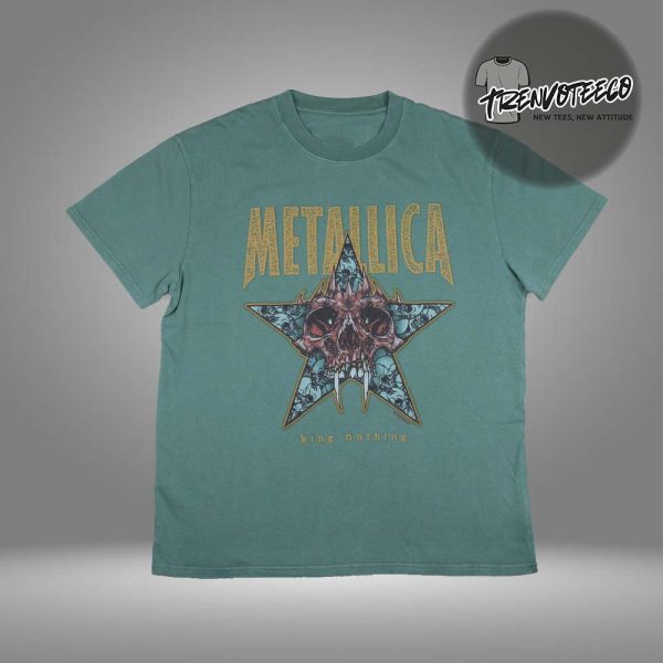 Metallica King Nothing Teal Unisex T-Shirt