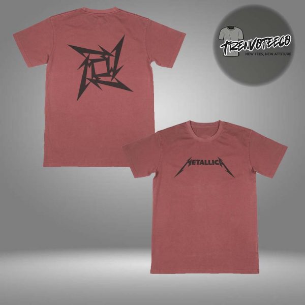 Metallica Logo Garment Dye Two Sided Unisex T-Shirt