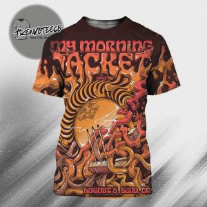 My Morning Jacket Poster Music Show At The Hayden Homes Amphitheater In Bend OR On August 05 2025 All Over Print Shirt