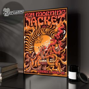 My Morning Jacket Poster Music Show At The Hayden Homes Amphitheater In Bend OR On August 05 2025 Home Decor Poster Canvas