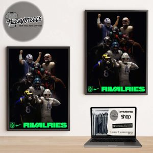 NFL x Nike Rivalries Tribute Collab Home Decor Poster Canvas